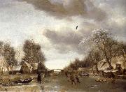 REMBRANDT Harmenszoon van Rijn, Winter Scene